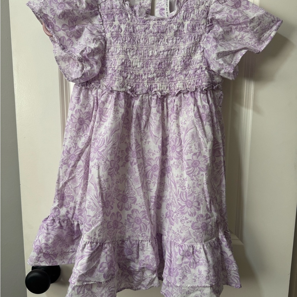Janie and Jack Lavender Floral Dress